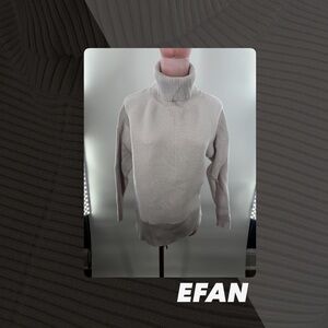 EUC Efan Grey Oversized Turtleneck Sweater